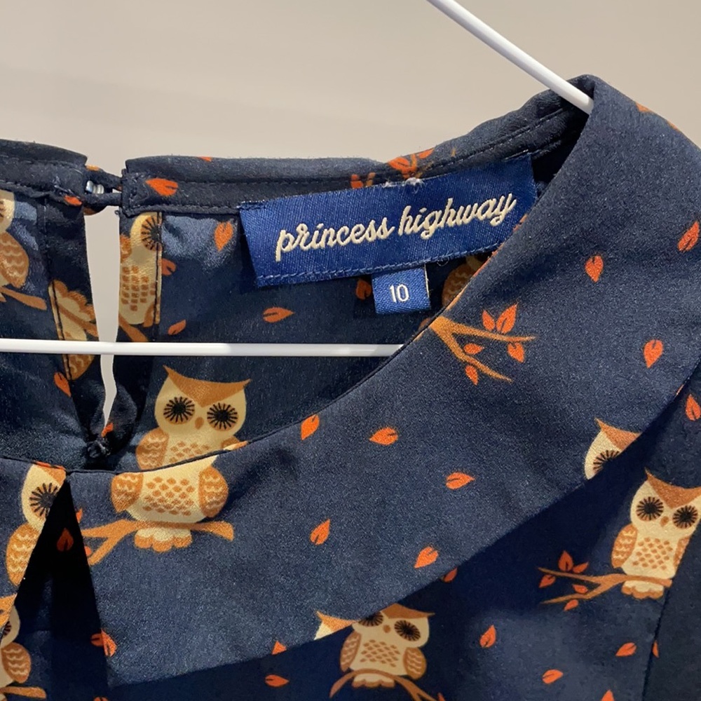 Cute owl print princess highway dress - Picture 3 of 4